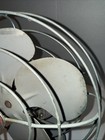 1950 s Ge General Electric Oscillating Desk Fan Gray Tested Vintage Metal