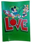 Lot  5  Walt Disney Christmas Mickey Mouse Minnie Donald Greeting Cards Vintage 