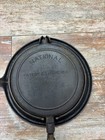 Antique 1911 National Cast Iron Waffle Maker For Stovetop With Ring