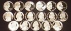 1957-67 P- 1968-2009 S Jefferson Nickel Gem Proof Set 55 Coin Run Us Mint Lot  