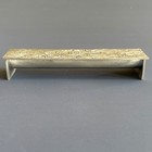 Donald Drumm Signed Brutalist Cast Aluminum Trinket Box Abstract Relief Mcm Art