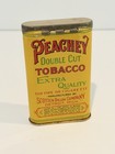 Vintage Advertising Empty Peachey Vertical  Pocket Tobacco Tin