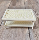 1983 Barbie Dream Cottage Wicker Plastic Coffee   Side Table Dollhouse Furniture