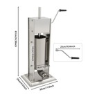 Commercial Churro Machine Stainless Steel Hand Crank Professional Churro Maker
