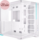 Atx Mid Tower Pc Case 360mm Rad Support  8   Slanted Base  270   Full View Tempere