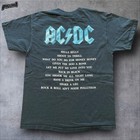 Original 1996 Ac dc Back In Black Double Sided Album T-shirt Euc Vtg Fits L