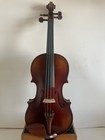 4 4 Violin Guarneri Model Flamed Maple Back Spruce Top Hand Antique Style K0206