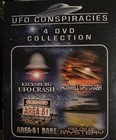 Ufo Conspiracies  4-movie Collection  dvd  Area-51 Base  Roswell Ufo Crash
