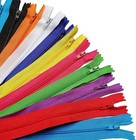 50 Pack Nylon Zippers For Sewing   Crafts  4 Inch  Assorted Rainbow Colors