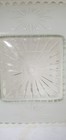 Vintage Art Deco White Frosted Glass Ceiling Light Shade Starburst
