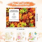 Adult Watercolor Coloring Book A5 30 Sheets Floral Watercolor Designs Coloring
