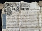 1715 Antique Vellum Document  Indenture Reign George I Great Britain Signed