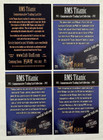Titanic 100 Years  cult-stuff 2012  Complete 3-card Chase Card Set   Promo  p1