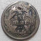 Carson City Seated Liberty Dime Love Token Beautifully Engraved Cc Mint Mark 