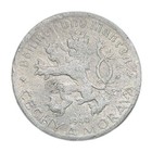 1940 Bohemia   Moravia Wwii German Protectorate 50 Haleru Zinc Coin Km 3