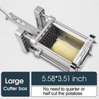 French Fry Cutter Professional Potato Cutter Stainless Steel With 3 8-inch Blade