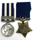 1884 British General Service Egypt Medal Nile Clasp   Khedive Star 2nd Essex Reg