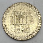 New York New York Casino Las Vegas Nevada  1 Slot Gaming Token Brass 1997