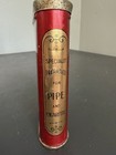 Vintage 1912-1920 Advertising Empty Velvet Vertical Pocket  Tobacco Empty Tin