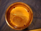 Wood Bowl  Cypress Purple Hart walnut  10x7   hand Turned And Made 2013