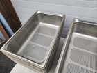 Lot 9 Vollrath 90053 Model- super Pan 3 -full Size X 6  D Perforated Food Pans