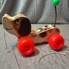 Vintage Fisher Price Little Snoopy Pull-along Dog Toy 1965 Nice