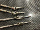 Hard Steel Front   Rear Cvd For Traxxas 1 10 Hoss 4x4 Vxl 4pcs