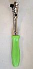 Snap-on New Green 1 4  Drive Hard Grip Round Swivel Head Ratchet Usa Thnfd72g 