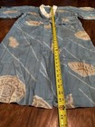 Vintage Authentic Japanese Kimono Floor Length Light Blue One Of A Kind