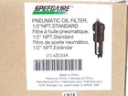 Speedaire - 4zl53a - Air Coalescing Oil Filter - 250psi  1 2 npt  0 01m  60 Cfm