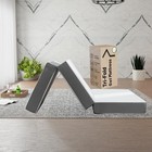   5-inch Tri-folding Portable Floor Gel Memory Foam Mattress   25-inch 5-inch