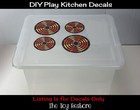 Toy Restore Replacement Sticker For Little Tikes Play Kitchen Element Stove Burn
