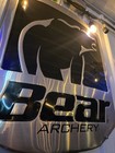 Bear Archery Dealer Metal Sign Bow Hunting Rare