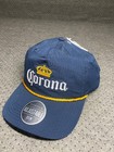 Corona Hat Men   s Navy Blue   Yellow Rope Embroidered Logo One Size Fits Nwt