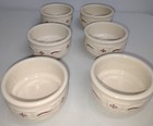 Longaberger Woven Traditions Stacking Custard Cups ramekins