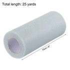 Tulle Rolls Fabric Spools 6  25 Yards Silver Grey For Wrapping Wedding