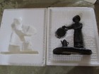 Franklin Mint The Chuck-wagon Cook Bronze Western Figure 1976 With Original Box