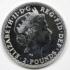 2013 Great Britain Britannia 2 Pounds 1 Oz  999 Fine Silver   2 Coin