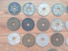 Bulk Lot Of Old British West Africa Coins X34 - Copper  Nickel  brass Collection