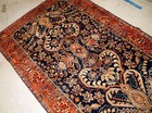 Handmade Antique Persian Sarouk Rug 4 1  X 6 7   125cm X 204cm  1920s - 1b782