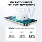35w Dual Usb-c Wall Adapter Fast Power Charger For Apple Iphone 14 15 8 Ipad Lot