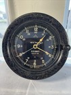 Seth Thomas Ww2 Era Deck Clock Vintage Bakelite Us Navy Working Military Clock