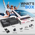 Pyle 5 Bands Graphic Equalizer With Bluetooth  Aux   Rca Inputs outputs