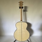 Handmade 200 Jumbo Acoustic Guitar Back   Side Spruce Top Flamed Maple 43  Peal