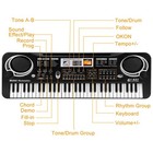 61 Keys Kids Digital Piano Keyboard    Microphone For Beginners Educational Toy