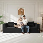 106   Futon Sofa Bed 3 Seater 4 In 1 Folding Convertible Sleeper Couch