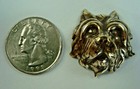 Antique Victorian Brass Bronze Terrier Dog Hat Pin 8 3 4  l With Nice Patina