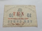   10 1863 Charleston South Carolina Obsolete Currency Bank Note State Of Sc Unc 