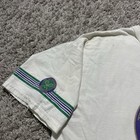 Vintage Wimbledon Tennis Championships Large Boxy White 80s 90s Made England