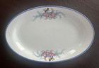Antique Vintage Bluebird Blue Bird Small Oval Serving Plate  Homer Laughlin
